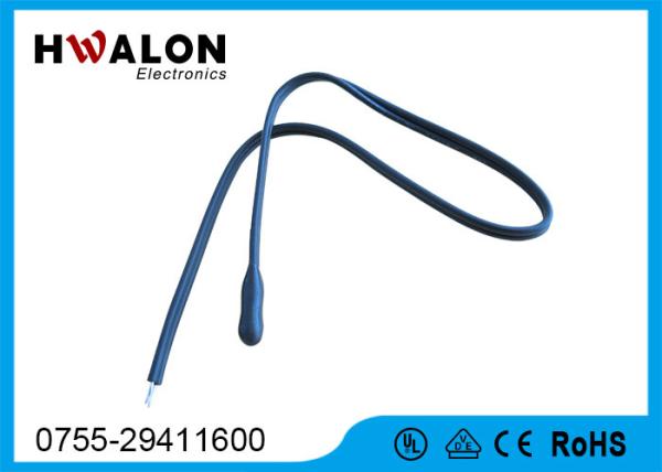 Cheap Fast Response NTC Temperature Sensor Thermistor Black Color For Air Conditioner for sale