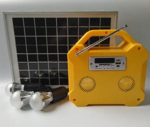 Camping Small Solar Panel Light Kit Off Grid Solar Power Systems LED Screen