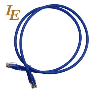 Deep Blue Network Patch Cord With Al - Foil Shielding 0.5 / 1 /2 / 3 / 5m Optional