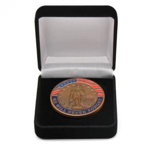 China 3D 2d Enamel Coin Collecting Factory Customize Coin Brass Gold Collections Challenge gold Coin with Packing Box on sale