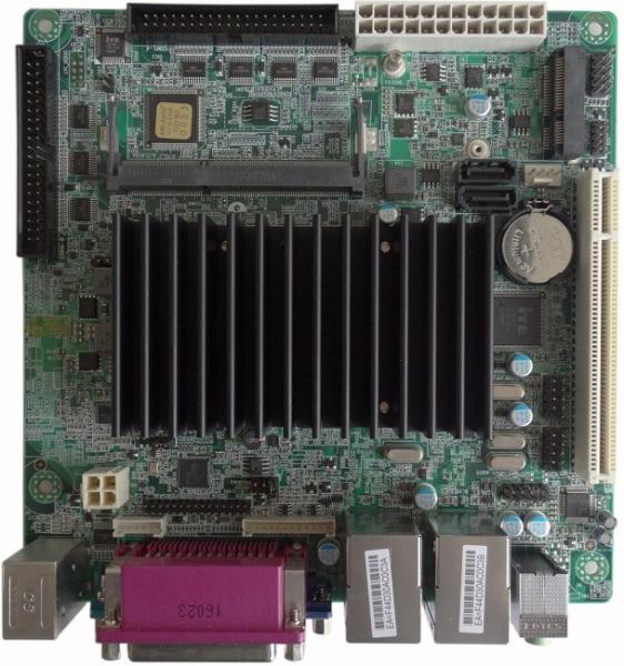 Cheap ITX-J1800DL288 8 RS232 Mini ITX Motherboard / Intel Mini Itx Board Soldered On board Intel J1800 CPU for sale