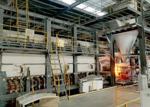 China 120tpd Customized Glass Melting Furnace Automatic Control Furnace Energy Saving on sale