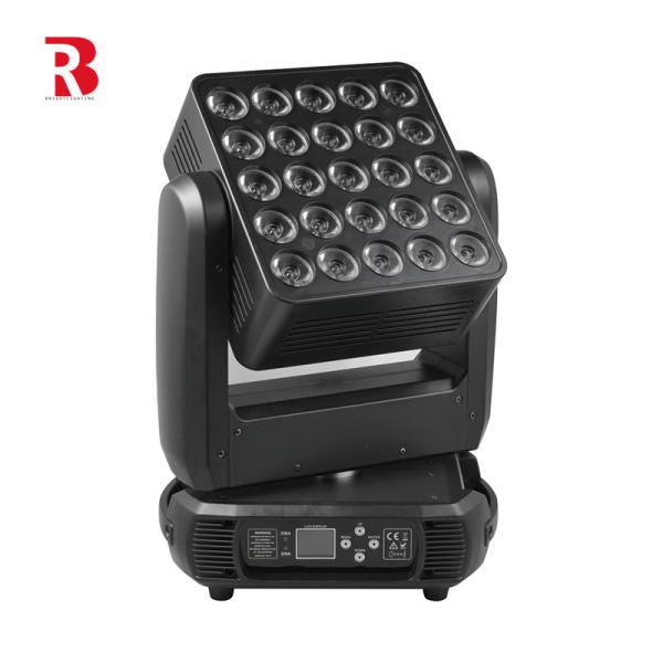 Cheap Dj 5x5 Dmx Led Matrix Light Infinite Rotation Matrix Beam Pixel Moving Head Light for sale