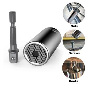 China 7mm To 19mm Universal Torque Wrench Head Set Multifunctional Lag Screws Bolt on sale