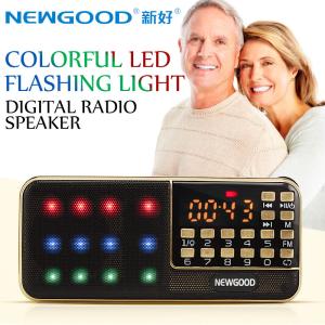 China Bluetooth speaker portable with FM radio and USB port support on sale