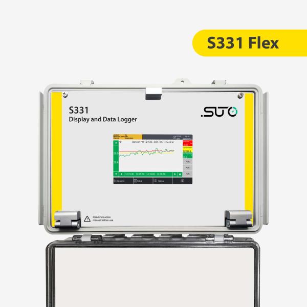 SUTO S331 Flex Version Data Logger And Display With Enhanced Sensor Power Supply