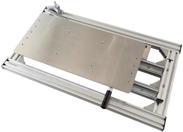 Cheap 520mm*250mm*100mm Sliding Table For Coding Adjustable With Printer Bracket for sale