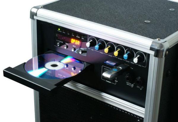 Cheap active trolley speaker/portable speaker with usb/sd function for sale