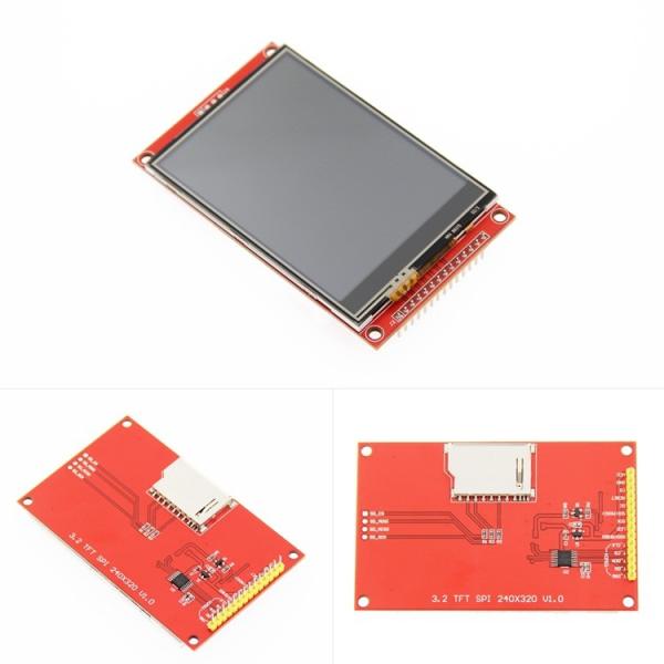 Cheap 3.2 Inch Tft Module,  240x320 Resolution , 14 Pins 4 Wire SPI Interface for sale
