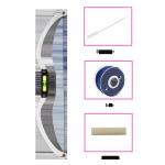 SS Microblading Eyebrow Mapping Ruler Tattoo Marker Line Ruler Brow Measure Tool