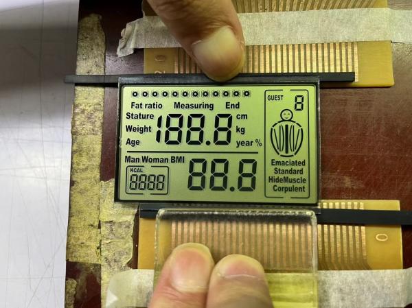 Cheap Positive 7 Segment LCM Display Monochrome Transmissive Character Lcd Module for sale