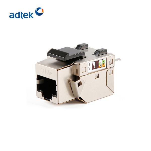 Cheap Toolless Ethernet Keystone Jack Cat5e Cat6 Cat6a RJ45 8P8C for sale