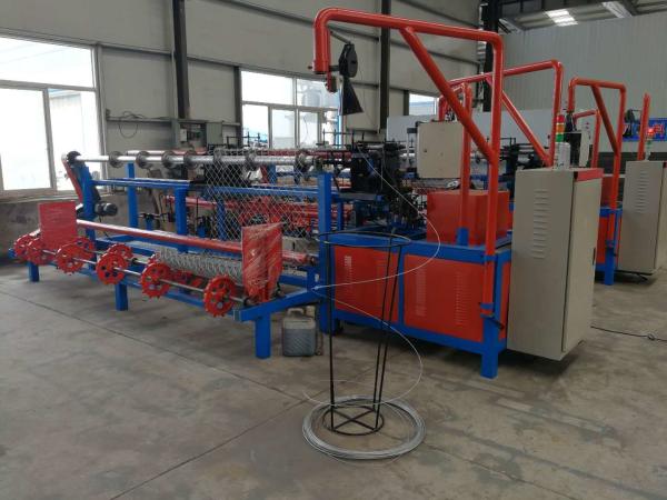 Cheap Double Wire Chain Link Fence Making Machine for sale