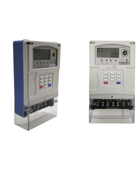 Cheap IP54 Three Phase Smart Energy Meter , 400V Prepay Power Smart Meter for sale