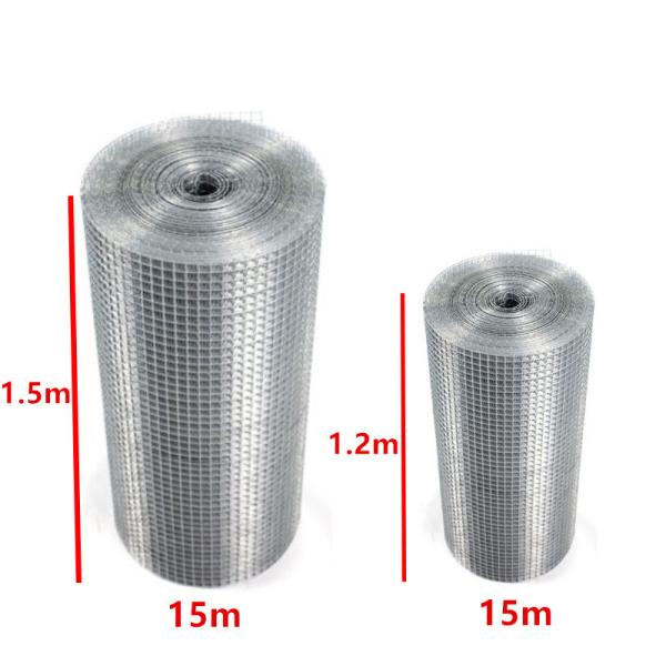 Cheap Aviary Fence Square 1x15m Roll Ss Welded Wire Mesh for sale