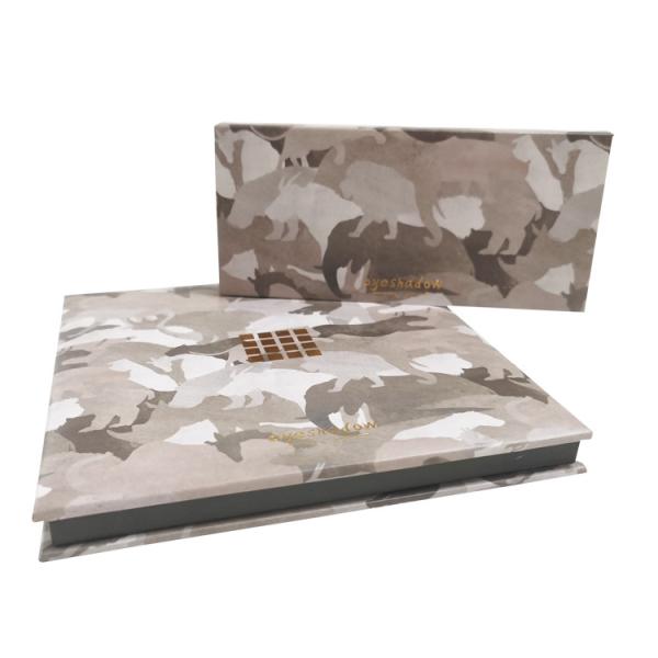 Cheap Circular Empty Custom Eyeshadow Palette Box Packaging Makeup Cardboard Box for sale