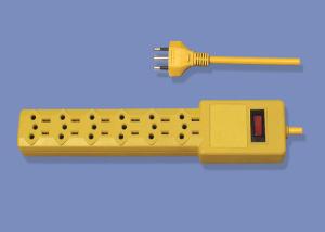 2500W Single Switch Fuse Electrical Extension Cord , Power Extension Socket