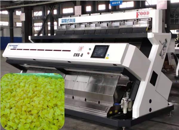 Cheap 512 Channels Nuts Color Sorter 4-9 T/H Automatic Fault Detection Raisin Processing Machine for sale