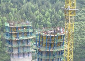 China Hydraulic Wall Self Climbing Scaffold System , Automatic Climbing Formwork System on sale