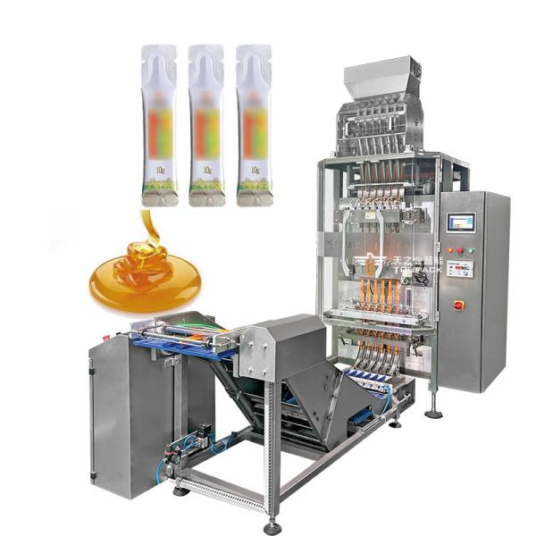 Cheap Automatic Multi Lane Packing Machine Multi Purpose 3 In 1 Coffee Sugar Mixed Powder Coffee Stick Packaging Machine for sale