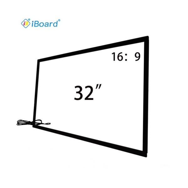 Cheap 32'' Infrared USB Multi Touch Screen Panel Conversion Overlay Frame For Mirror Screen for sale