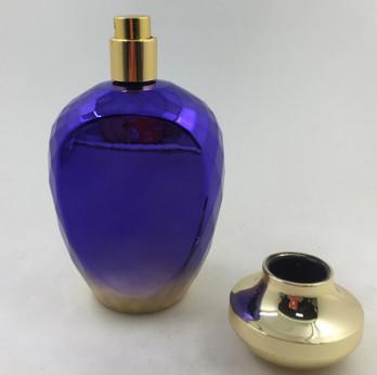 Cheap empty gradient conical collectible perfume bottles for sale