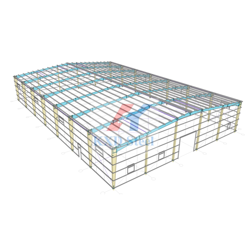 Reasonable Price Custom Prefab Steel Warehouse / Storage House for Industrial Use 7