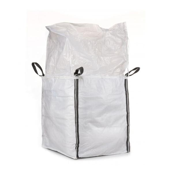 Cheap Agricultural Feed FIBC Bulk Bags Seam Side Loops Dust Proof UV Stabilization for sale