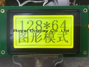 Blue White Serial Graphic Lcd , 128 X 64 Graphic Lcd Display T6963C Controller