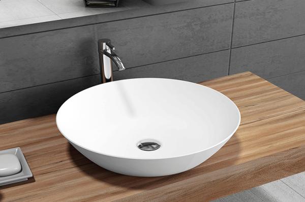 Cheap Elegant Appearance Counter Top Washbasins Customized Color Blue Black Grey for sale