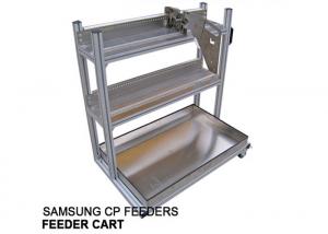 Best Durable 2 layers with 50 feeder slots aluminum CP SERIES without BOX Feeder Cart for Samsung CP series tape feeders use wholesale