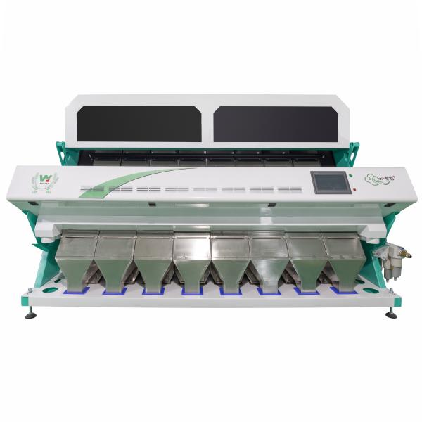 Cheap 8 Chutes 512 Channels Rice Wheat Grains Seeds Color Sorter Sorting Machine With Wifi Remote Control Service for sale