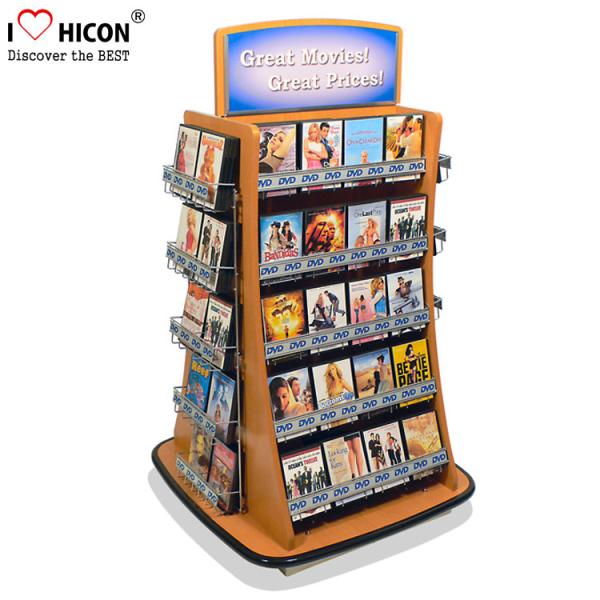 Cheap Playing Card CD Card Greeting Card Display Racks Wholesale Freestanding for sale