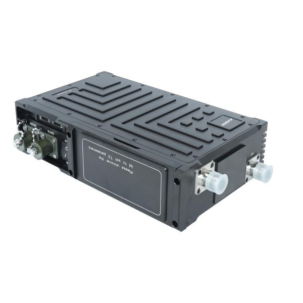 Cheap 3km Long Range Digital Video Transmitter , 5W COFDM AV Wireless Transmitter for sale