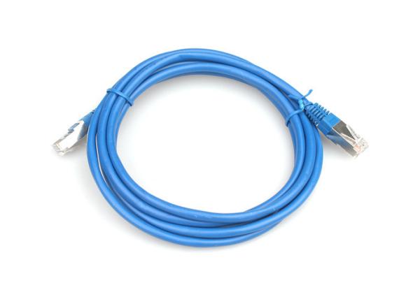 Cheap 1 Meter CAT6 Bulk CAT Cable 8 FTP Screened 8P8C Connectors Low Smoke Zero Halogen for sale