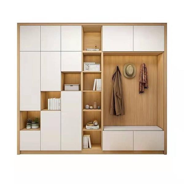 Cheap Customized ISO Laminate Wooden Shoes Rack Storage Particle Board for sale