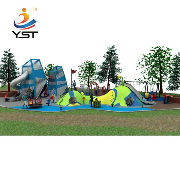 Cheap Outdoor Custom Playground Slides , Large Playground Equipment Slides for sale
