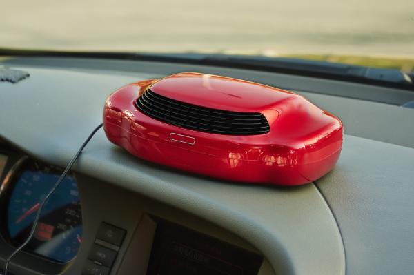 Cheap Portable HEPA Filter Car Air Purifier 42db DC12V White Color for sale