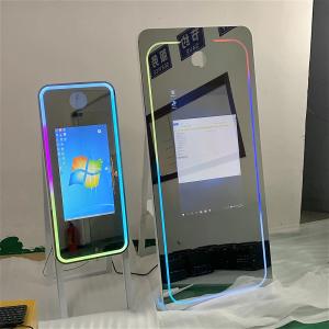 Best Adjustable Mirror Wedding Photo Booth Light Strip Portable Selfie Station wholesale
