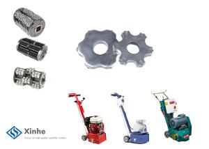 Surface Planers Edco Scarifier Parts 6 Point Tungsten Carbide Tct Cutters  1-3/4 Od 5/8ID on Drum Assembly
