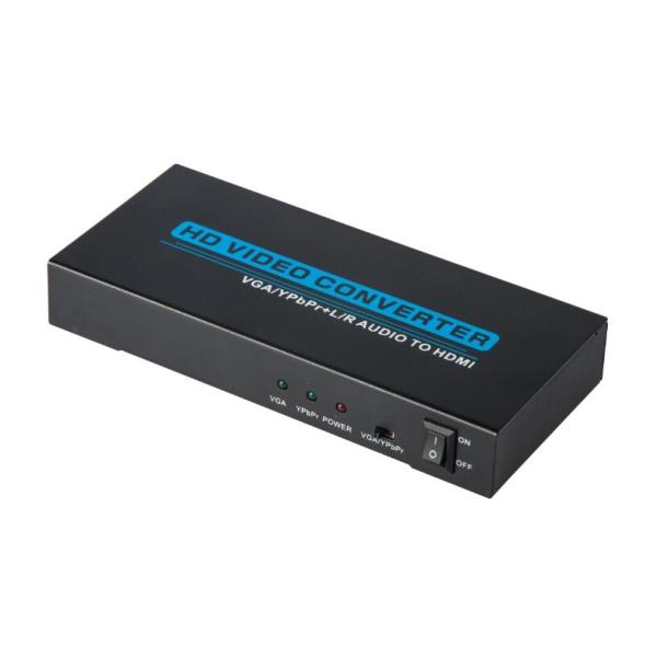 Cheap 165MHz VGA / YPbPr  R/L Audio To HDMI  Converter for sale