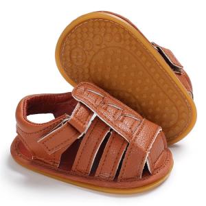 China Amazon Hot sale Rubber sole Round toe Newborn Toddler shoes baby on sale