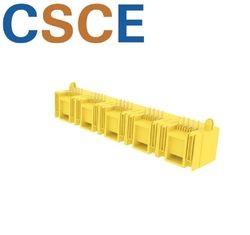 Cheap 8P8C Unshielded 1×5 RJ45 Modular Jack Connector For Ethernet Switch for sale