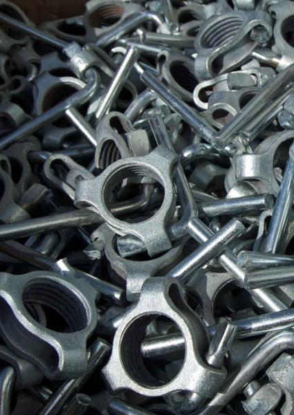 Cheap Diagonal brace end, scaffold fitting,rosette, ringlock,Ledger end for sale