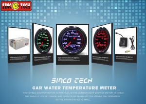 12v Auto Water Temperature Gauge Low Noise Aluminum Coolant Temperature Gauge