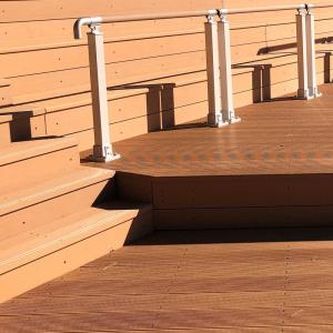 WPC Wood Plastic Composite Decking Flooring Panel Boards Weather Resistant