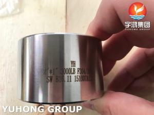 China ASTM A182 F304, F304L Stainless Steel Socket Weld Full Coupling, Half Coupling B16.11 on sale