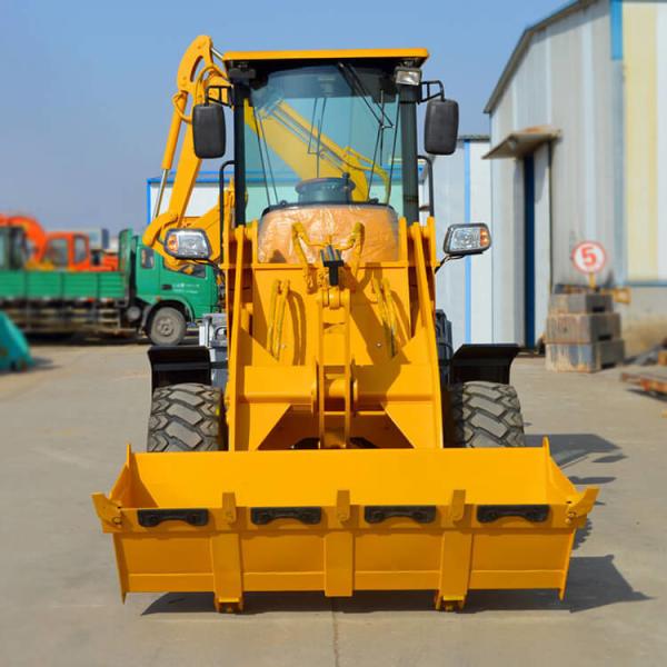 Cheap HQ-WZ-15-26 Backhoe Loader Multifunctional Backhoe Excavator With 500mm Wheel Distance for sale