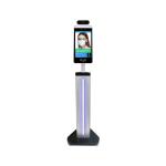 Floor Standing Face Recognition Temperature Measuring Kiosk With 8" LCD Display