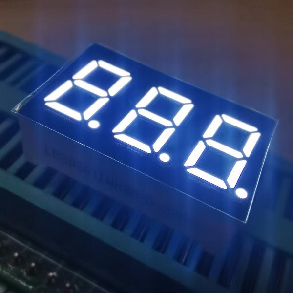 Cheap 0.36" 3 Digit 7 Segment LED Display Common Anode for Temperature/Humidity Indicator for sale